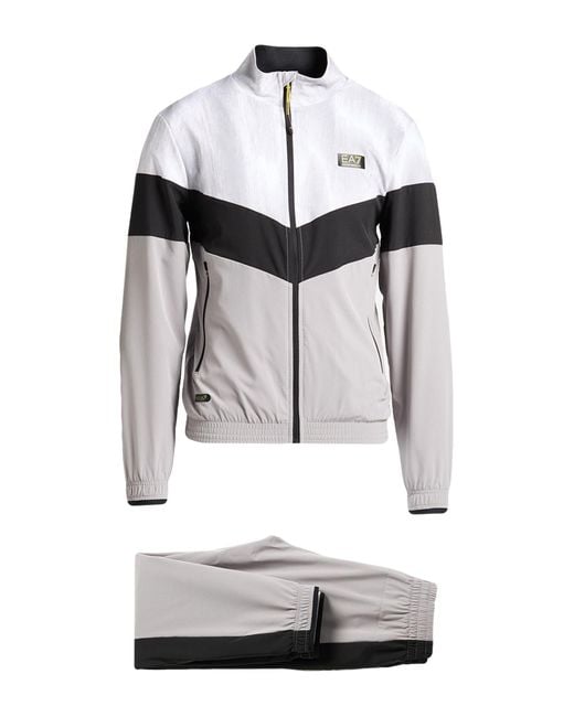 EA7 White Tracksuit Polyester, Elastane for men