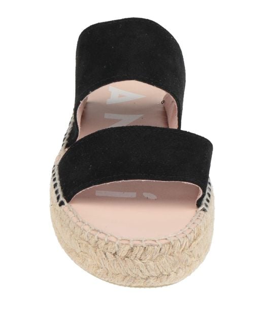 Manebí Black Espadrilles Leather