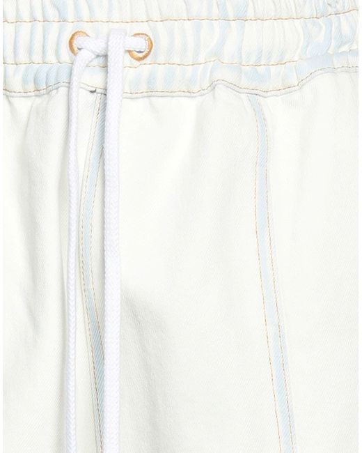 Marcelo Burlon White Jeans for men