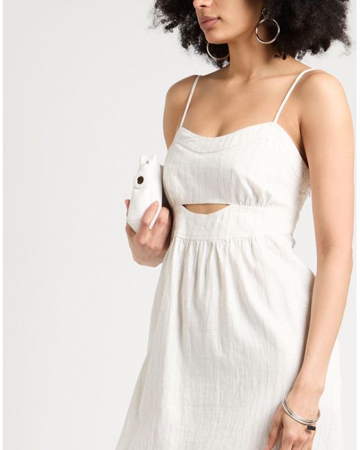 Twinset White Maxi-Kleid