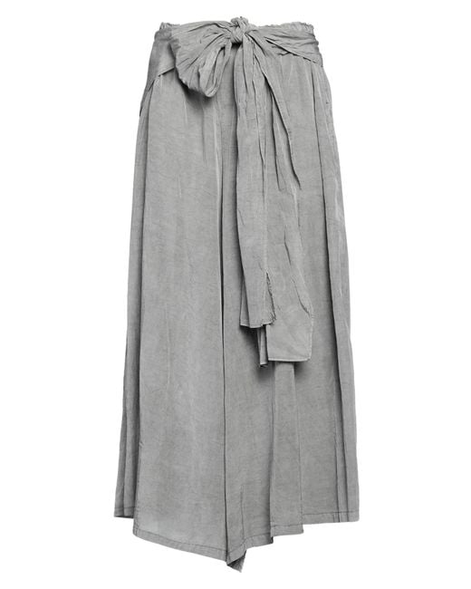 Y's Yohji Yamamoto Gray Cropped Pants