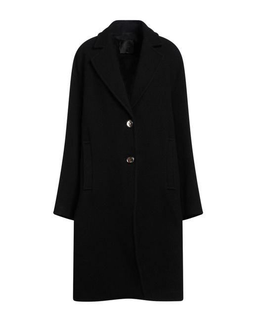 Manteau long Pinko en coloris Black
