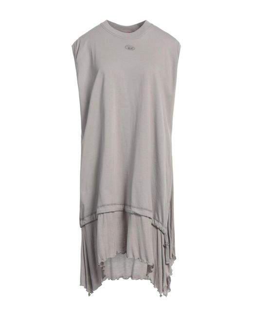 DIESEL Gray Mini-Kleid