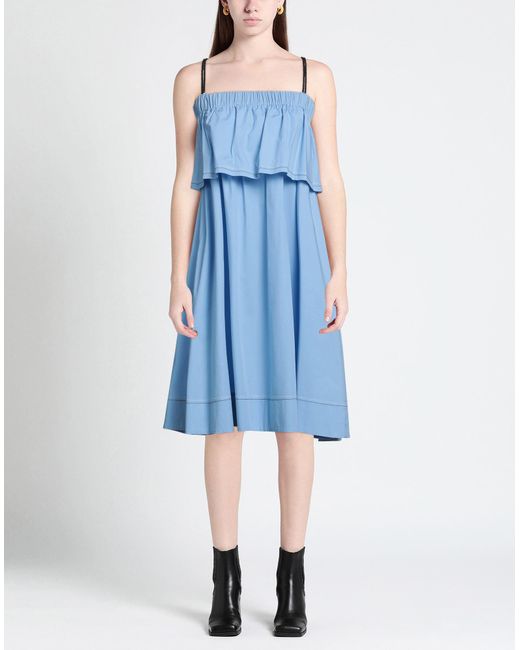 Sfizio Blue Midi Dress