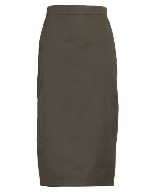 Max Mara Green Midi Skirt