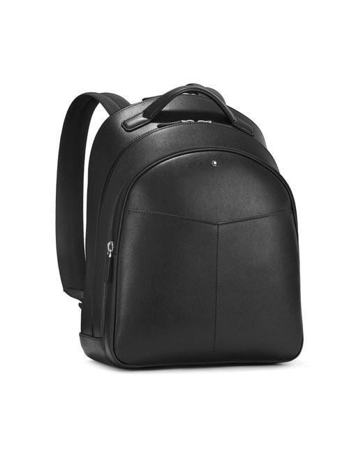 montblanc leather backpack