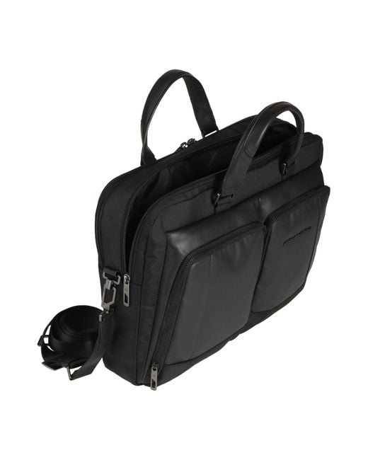Piquadro Black Handbag for men