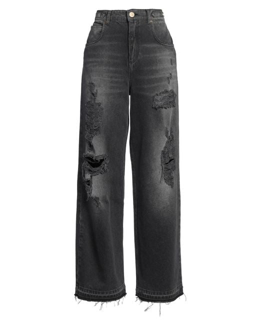Gaelle Paris Women's Gray Jeans Cotton