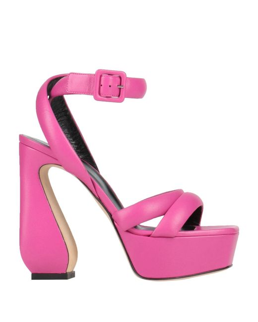 Sandali di Sergio Rossi in Pink