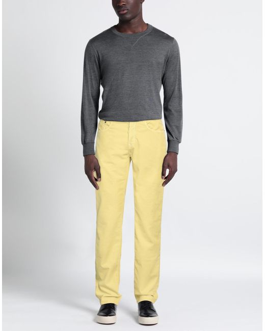 Massimo Alba Yellow Trouser for men