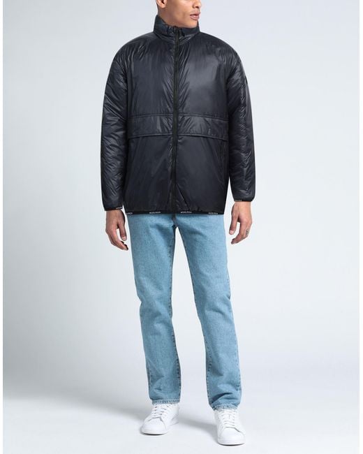 Woolrich Blue Jacket Polyamide for men