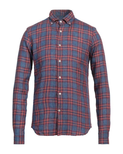 Ghirardelli Blue Shirt Linen for men