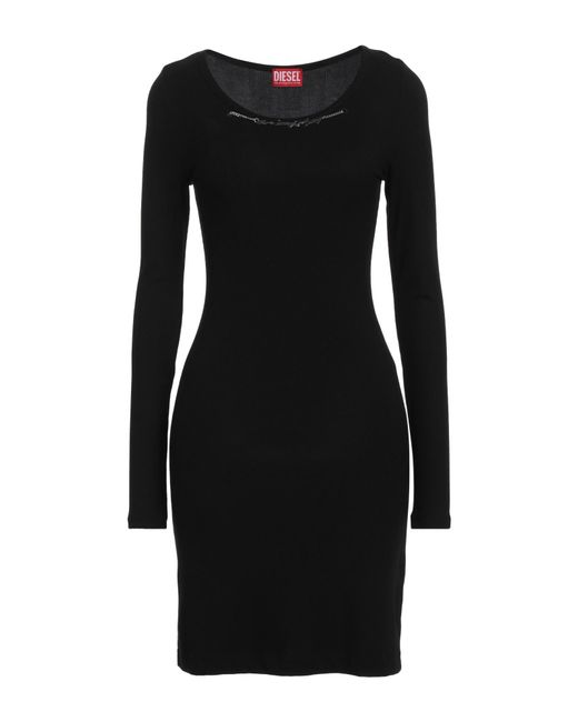 DIESEL Black Mini Dress