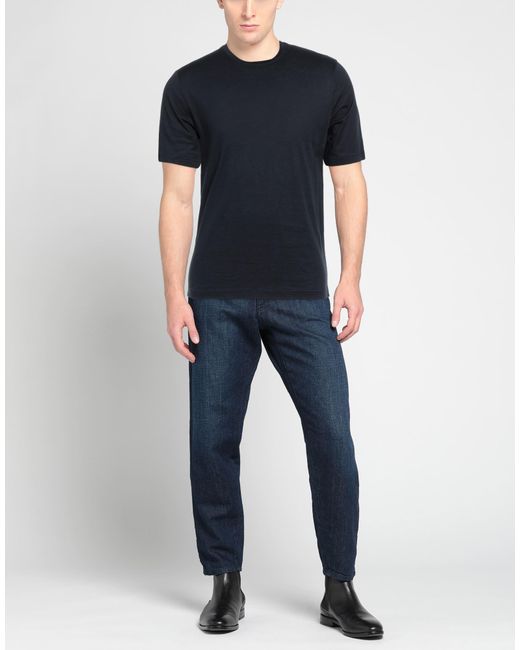 FILIPPO DE LAURENTIIS Blue T-shirt for men