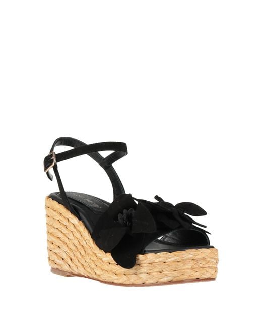 Paloma Barceló Black Sandals Kidskin