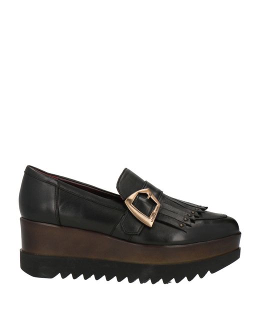 Lorenzo Mari Black Loafers Leather