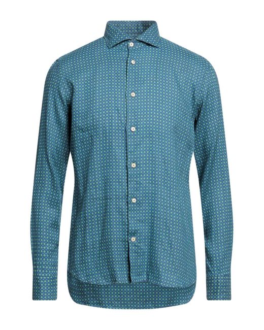 Drumohr Blue Shirt for men
