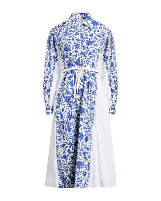 High Blue Midi Dress