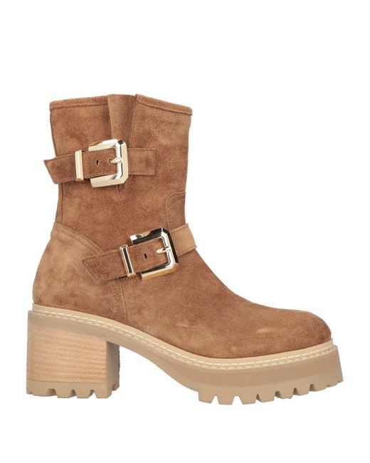 Laura Bellariva Brown Ankle Boots