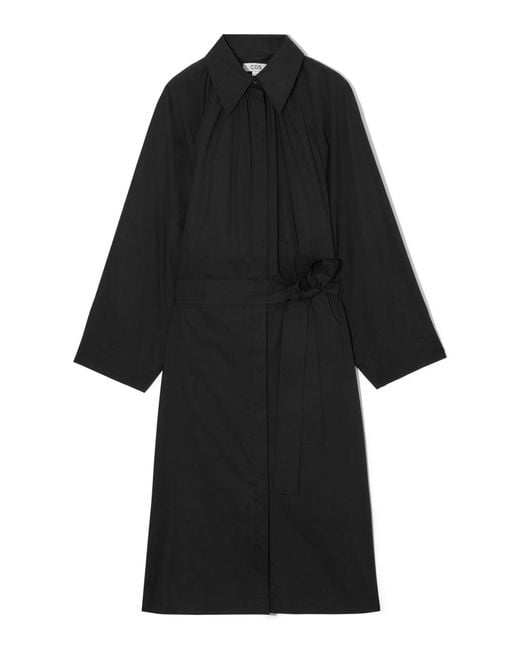 COS Black Midi Dress