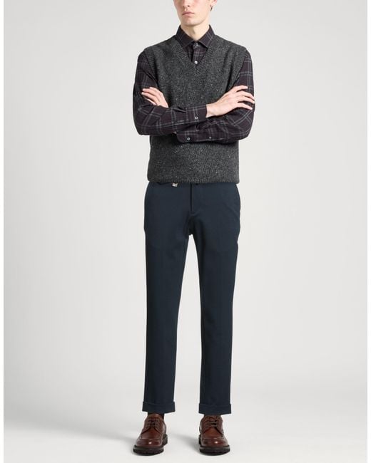 Barbati Blue Midnight Pants Viscose, Polyamide, Elastane for men