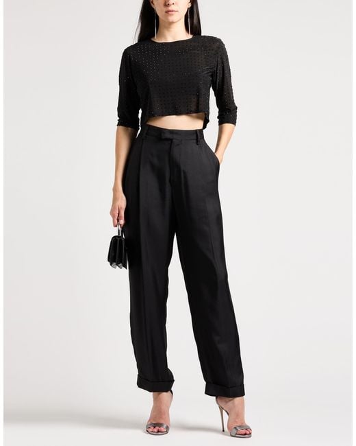 Tassos Mitropoulos Black Top Polyester, Elastane