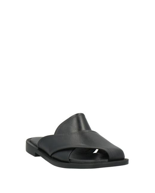 All Black Black Mules & Clogs