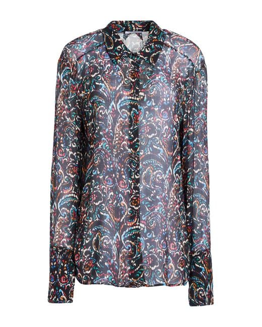 Patrizia Pepe Blue Shirt Viscose