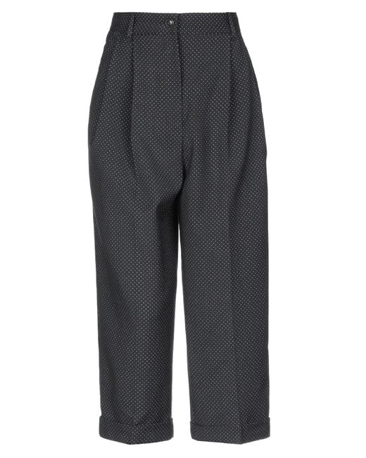 Dolce & Gabbana Gray Pants Virgin Wool