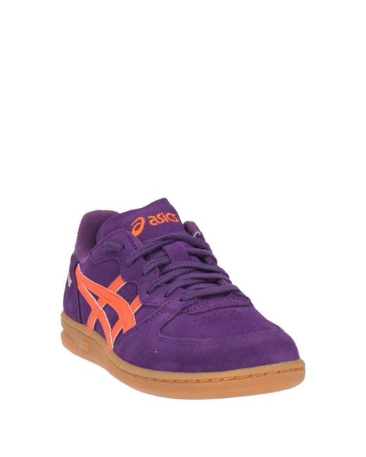 Asics Purple Sneakers Leather