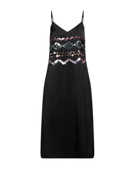 COACH Black Midi Dress