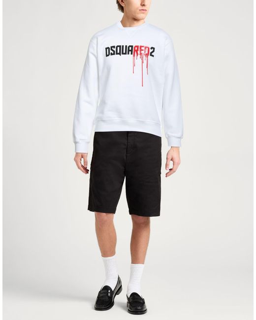 DSquared² White Sweatshirt for men
