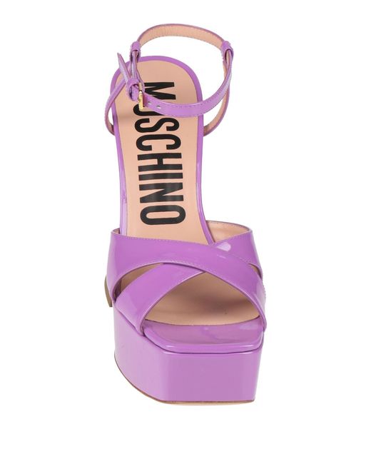 Moschino Purple Sandals