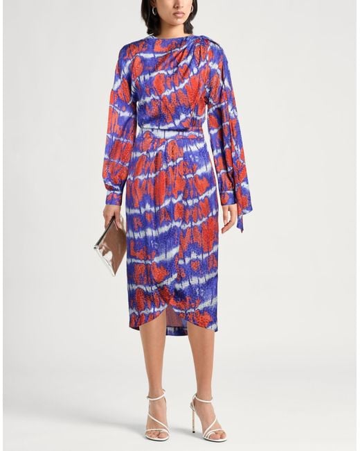 Stella Jean White Midi-Kleid