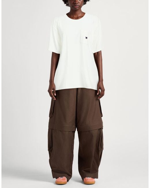 Needles White T-Shirt Polyester