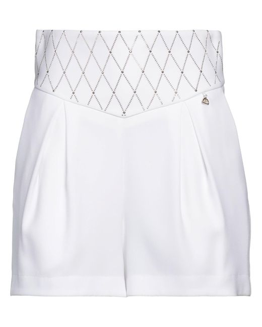 DIVEDIVINE White Shorts & Bermuda Shorts