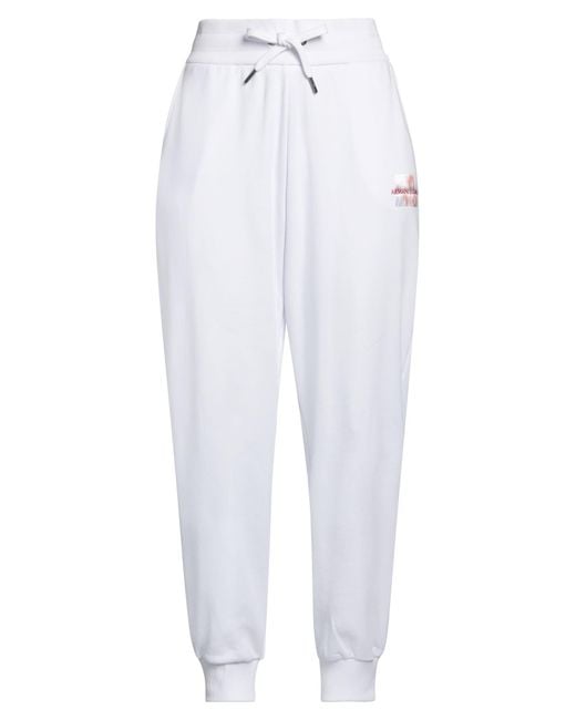 ARMANI EXCHANGE White Pants Cotton, Polyester, Elastomultiester, Elastane