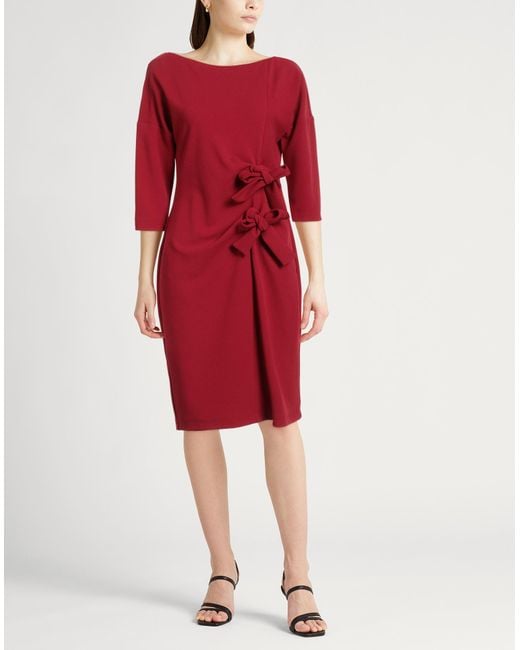Vestido Midi Sandro Ferrone de color Red