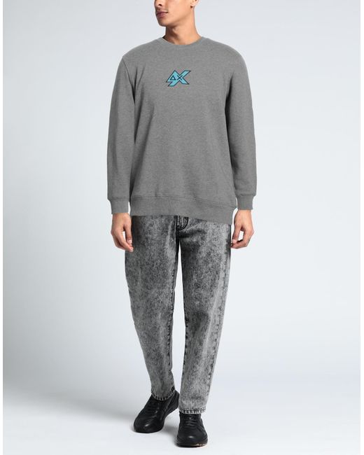 Sun 68 Gray Sweatshirt for men