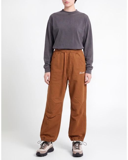Laneus Brown Camel Pants Cotton