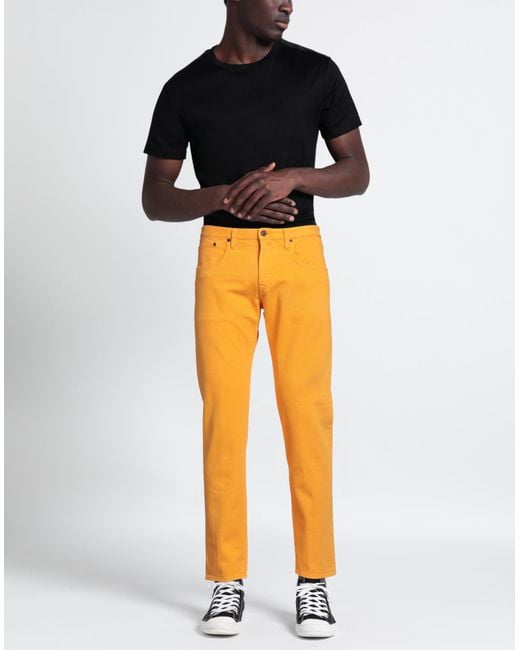 People Orange Jeans for men