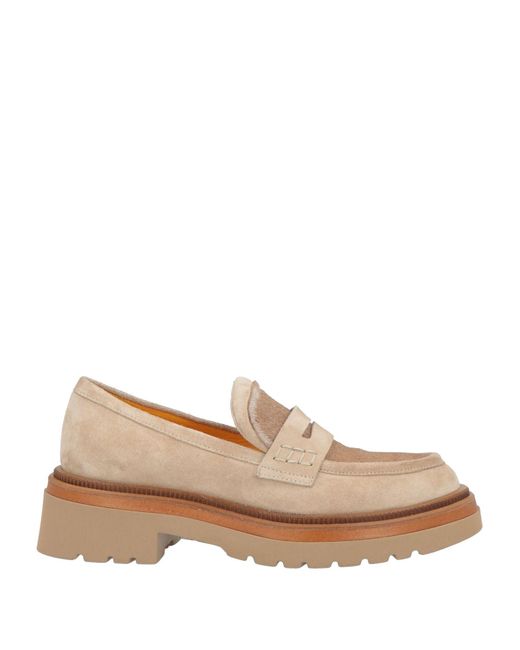 Mara Bini Natural Loafers Leather