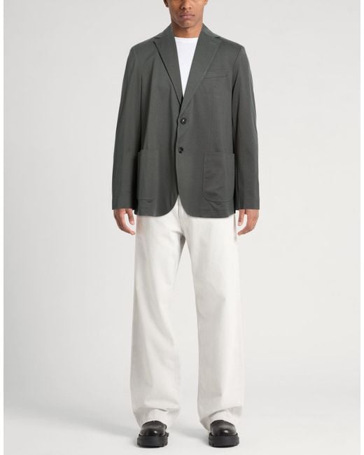 Circolo 1901 Gray Blazer Cotton, Elastane for men