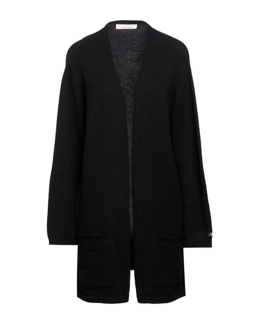 Liviana Conti Black Cardigan Cashmere, Polyamide