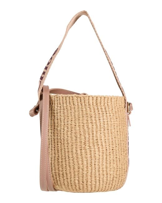 Chloé Natural Sand Handbag Paper, Leather