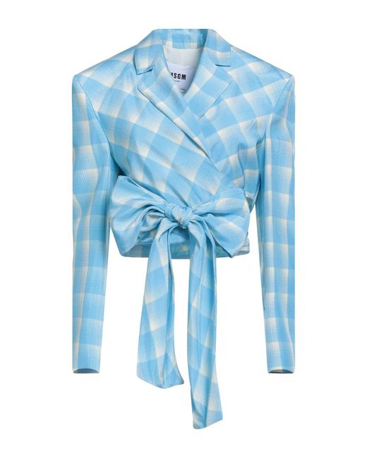 Blazer MSGM en coloris Blue