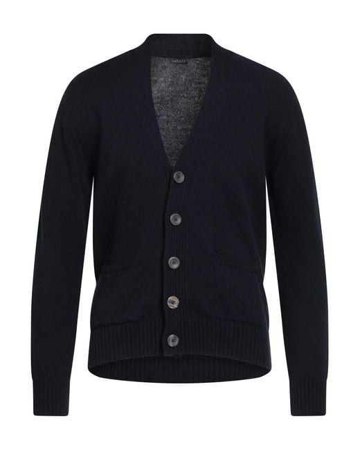 Retois Blue Midnight Cardigan Merino Wool for men