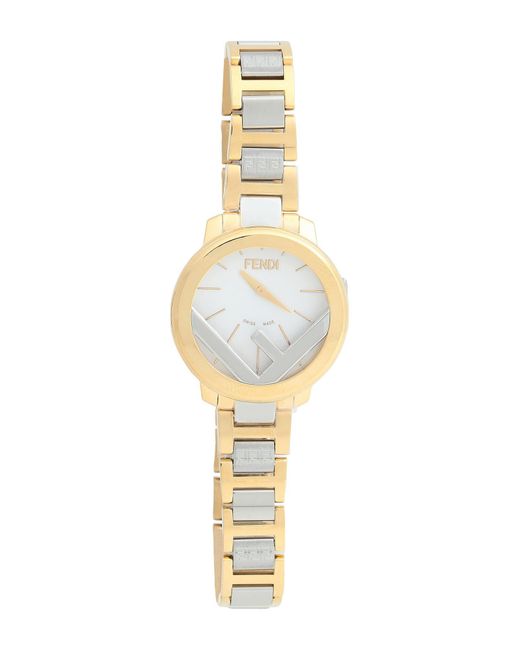 Fendi Metallic Wrist Watch