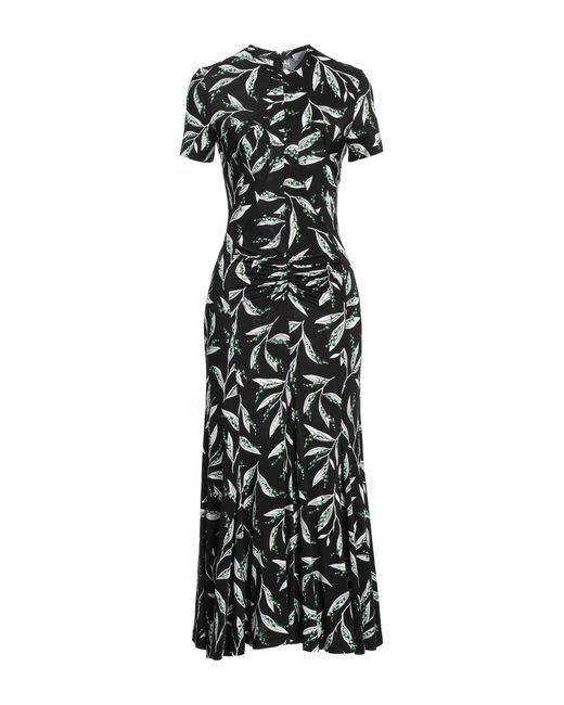 Rabanne Black Midi Dress Viscose, Elastane