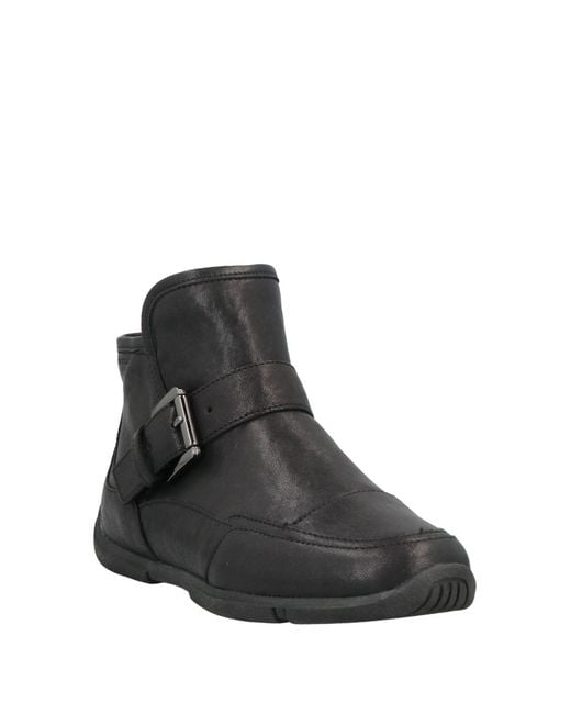 Geox Black Ankle Boots